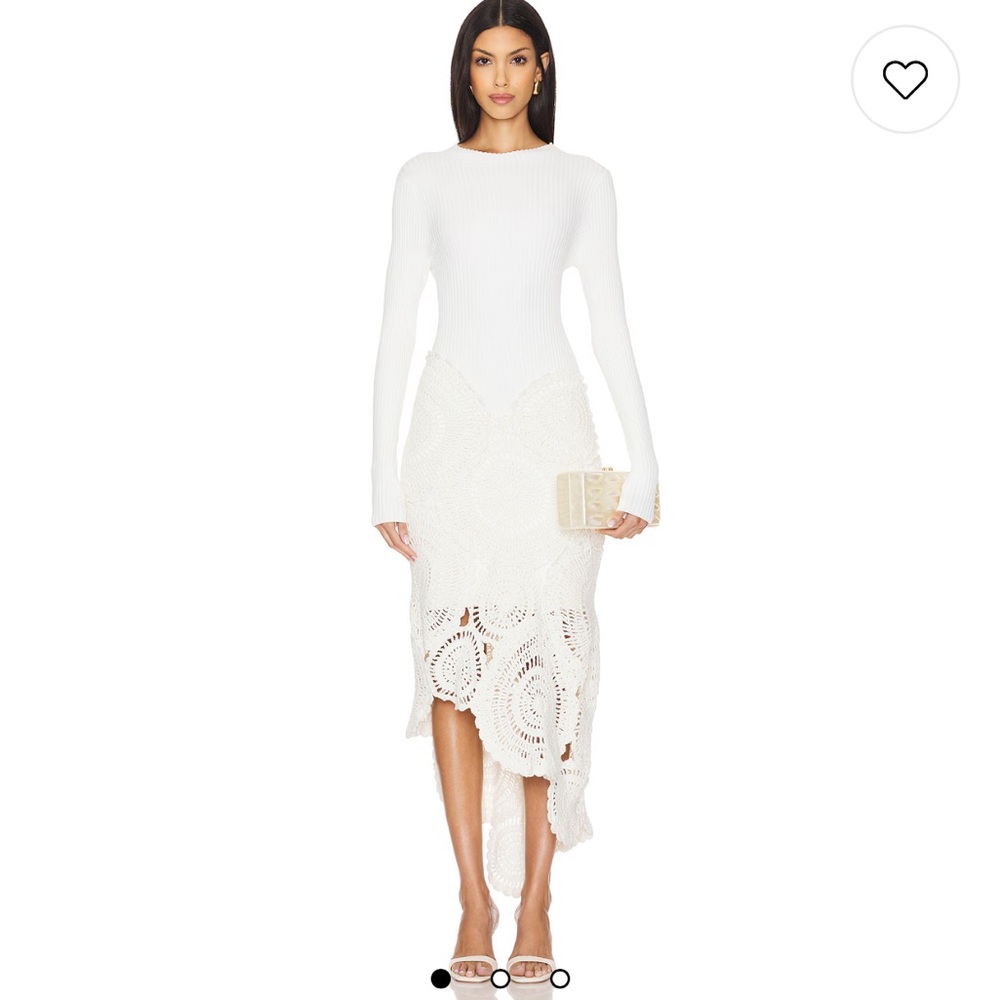 AJE Crochet Dress - Size L - only worn once!